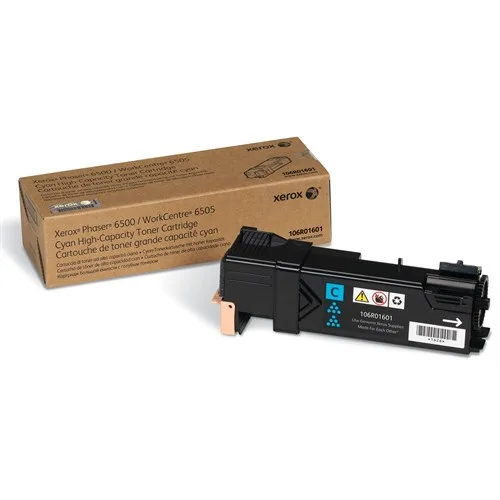 Xerox 106R01601 Phaser 6500 Yüksek Kapasite Cyan Toner