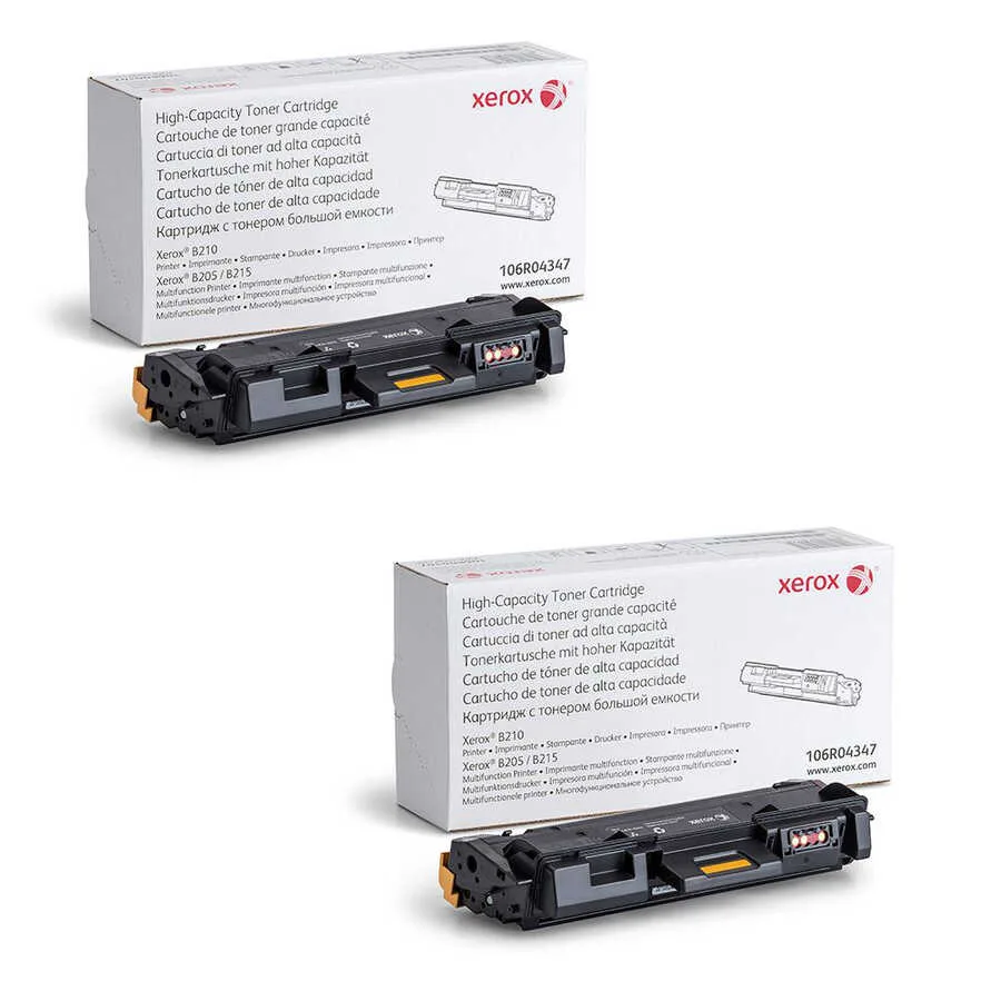 Xerox 106R04349 B205 Dual Pack Toner